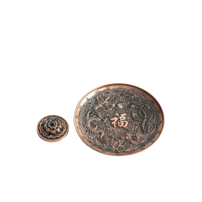 Porte-Encens Dragon & Phoenix – Édition Artisanale