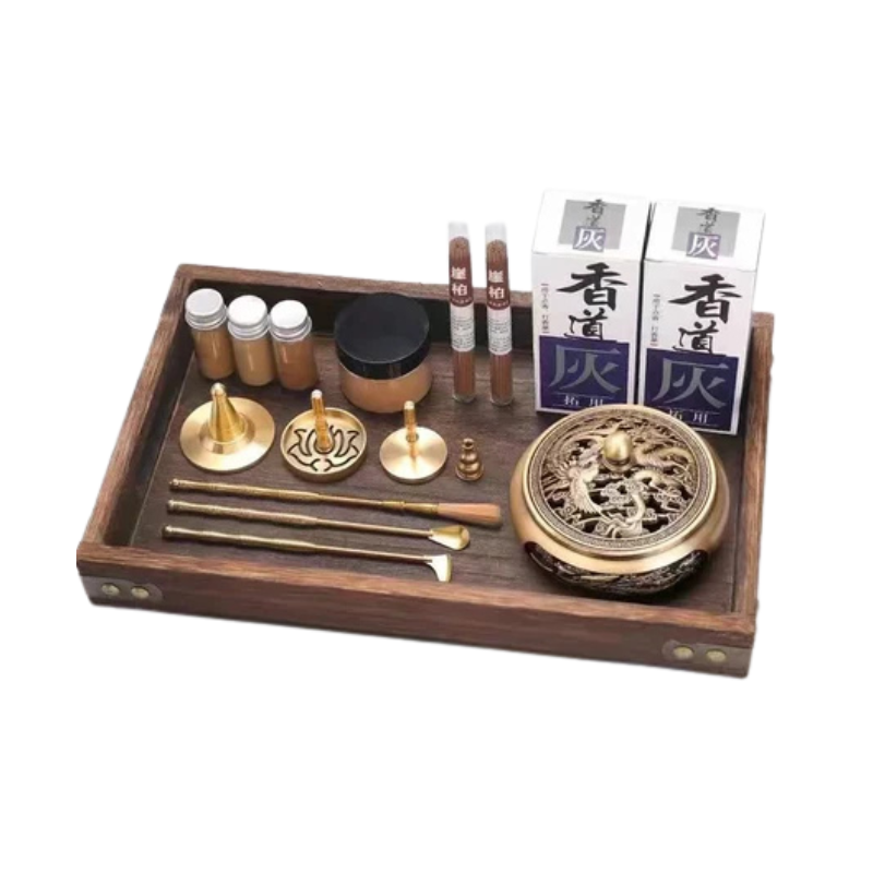 Coffret Brûleur d’Encens en Laiton